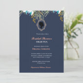 hoge theetuinfeest, prachtige zachte pastel kaart (Staand voorkant)