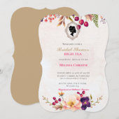 hoge theetuinfeest, prachtige zachte pastel kaart (Voorkant / Achterkant)