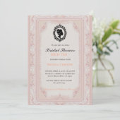 hoge theetuinfeest, prachtige zachte pastelkleuren kaart (Staand voorkant)