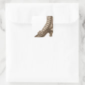 Hoge Topped Victoriaans schoen Vierkante Sticker (Tas)