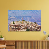Hoge tuin canvas afdruk (Insitu (Woonkamer))