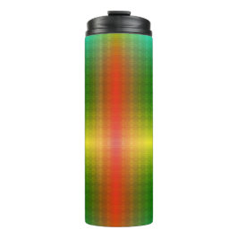 Hoge tumbler met een zwarte deksel  thermosbeker