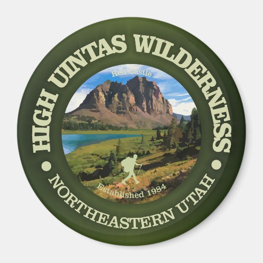 Hoge Uintas Wilderness Magneet (Voorkant)