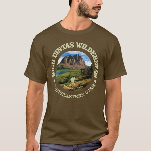 Hoge Uintas Wilderness T-shirt (Voorkant)