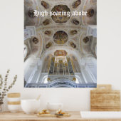 Hoge uitzaaiing boven orgaanposter poster (Keuken)