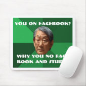 Hoge verwachtingen Aziatische vader - aanpasbaar Muismat (Met muis)