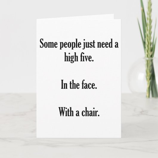 Hoge Vijf Kaart (Voorkant)