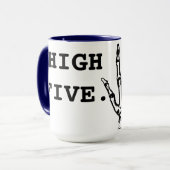 Hoge Vijf! Mok (Voorkant links)