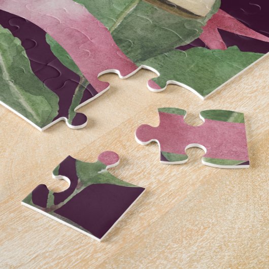 Hoge Vintage Mode-juweel, Rozen Legpuzzel (Zijkant)