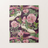 Hoge Vintage Mode-juweel, Rozen Legpuzzel (Verticaal)