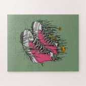 Hoge Vintage Sneakers Legpuzzel (Horizontaal)