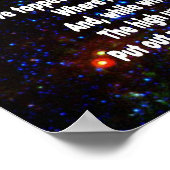 Hoge vlucht door John Gillespie Magee, Jr Poster (Hoek)