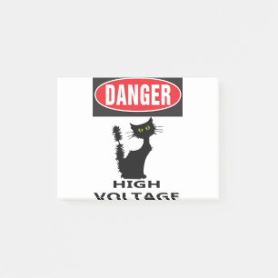 HOGE VOLTAGE CAT POST-IT® NOTES