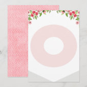 Hoge voorzitter 1e verjaardag Boedland Banner Lett Kaart (Voorkant / Achterkant)