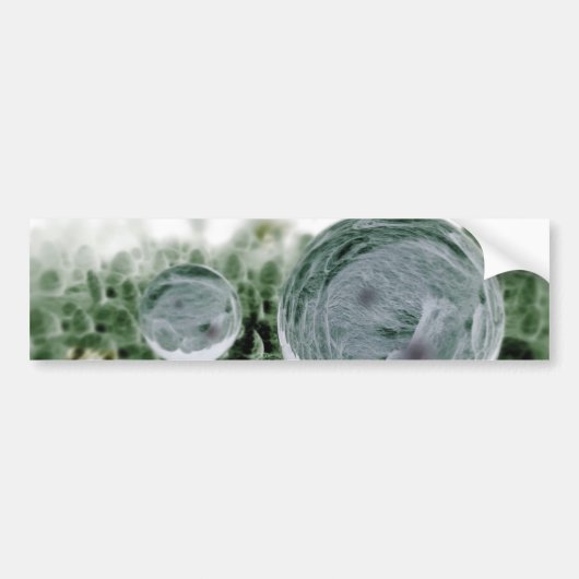 Hoge waterafstotendheid van het Lotus-effect Bumpersticker (Voorkant)