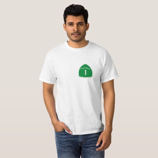 Hoge weg 1 t-shirt (Voorkant volledig)