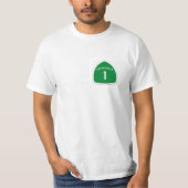 Hoge weg 1 t-shirt (Voorkant)