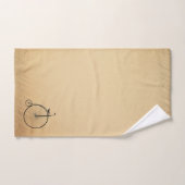 Hoge Wiel Antieke Fiets Rustiek Bad Handdoek (Handdoek)