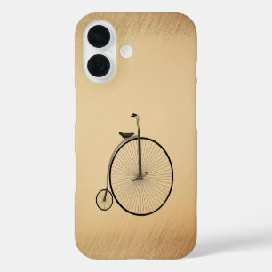 Hoge Wiel Antieke Fiets Rustiek iPhone 16 Hoesje