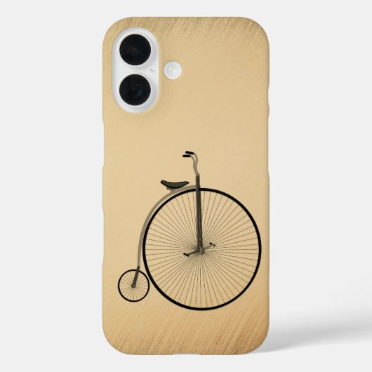 Hoge Wiel Antieke Fiets Rustiek Case-Mate iPhone Case (Achterkant)