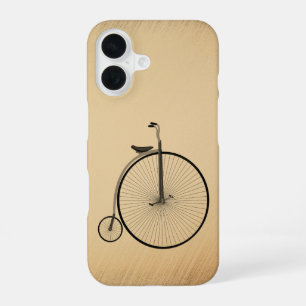 Hoge Wiel Antieke Fiets Rustiek iPhone 16 Hoesje
