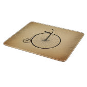 Hoge Wiel Antieke Fiets Rustiek Snijplank (Hoek)