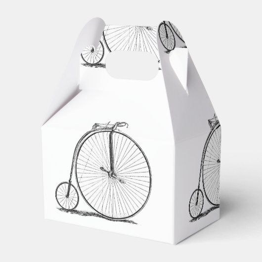 Hoge Wieler Fiets Penny Farthing Bedankdoosjes (Voorkant Zijde)