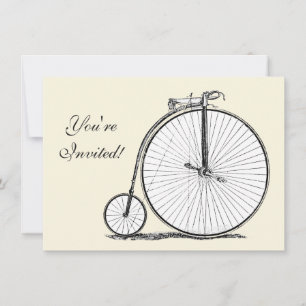 Hoge Wieler Fiets Penny Farthing Kaart