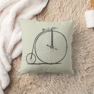 Hoge Wieler Fiets Penny Farthing Kussen