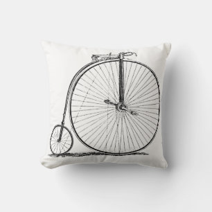 Hoge Wieler Fiets Penny Farthing Kussen