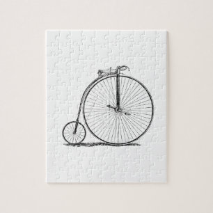 Hoge Wieler Fiets Penny Farthing Legpuzzel