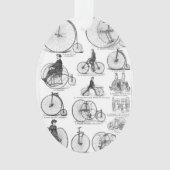 Hoge Wieler Fiets Penny Farthing Ornament (voorkant)
