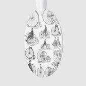 Hoge Wieler Fiets Penny Farthing Ornament (voorkant)