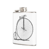 Hoge Wielerfiets Penny Farthing Heupfles (Links)