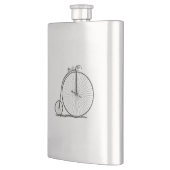Hoge Wielerfiets Penny Farthing Heupfles (Links)