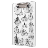 Hoge Wielerfiets Penny Farthing Klembord (Links)
