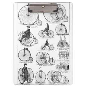Hoge Wielerfiets Penny Farthing Klembord