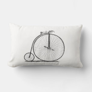 Hoge Wielerfiets Penny Farthing Kussen