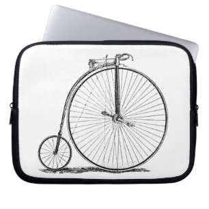Hoge Wielerfiets Penny Farthing Laptop Sleeve