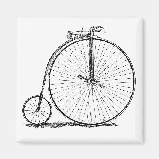 Hoge Wielerfiets Penny Farthing Magneet (Voorkant)