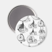Hoge Wielerfiets Penny Farthing Magneet (Voorkant / Achterkant)