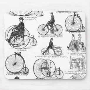 Hoge Wielerfiets Penny Farthing Muismat