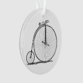 Hoge Wielerfiets Penny Farthing Ornament (voorkant)
