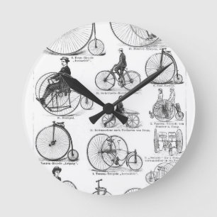 Hoge Wielerfiets Penny Farthing Ronde Klok