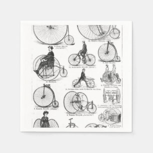 Hoge Wielerfiets Penny Farthing Servet