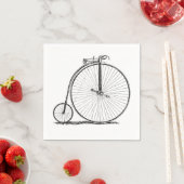 Hoge Wielerfiets Penny Farthing Servetten (Insitu)