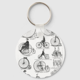 Hoge Wielerfiets Penny Farthing Sleutelhanger
