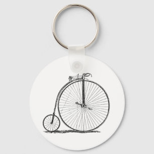 Hoge Wielerfiets Penny Farthing Sleutelhanger