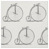 Hoge Wielerfiets Penny Farthing Stof (Swatch)