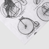 Hoge Wielerfiets Penny Farthing Tissuepapier (Detail)